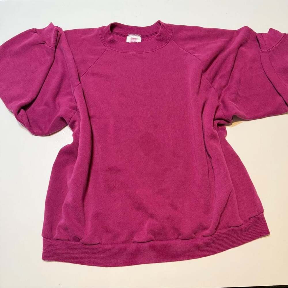 Vintage Hanes Her Way Magenta Pink Crewneck Sweatshirt